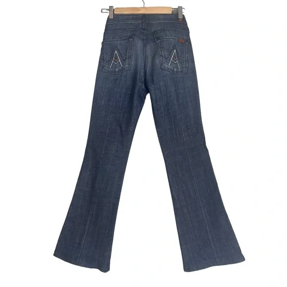 7 For All Mankind “A Pocket” Medium Wash 8” Rise Jeans Sz 26